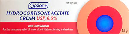 OPTION+ 0.5% HYDROCORTISONE CREAM 15G