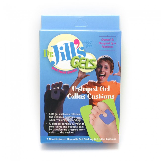 DR. JILL'S PURPLE GEL PAD U SHAPED PAD
