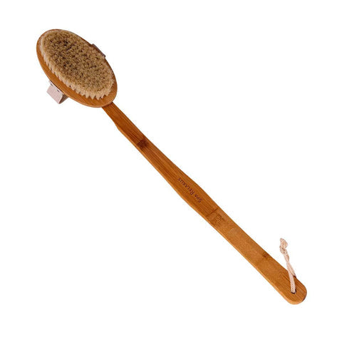 RELAXUS WOOL ERGONOMIC DETACHABLE BATH BRUSH