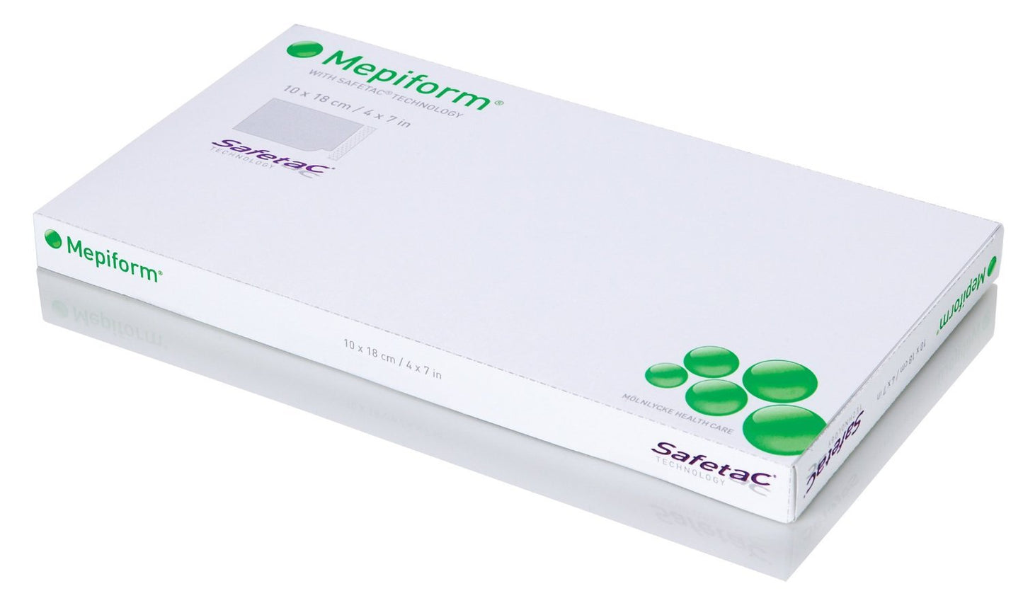MEPIFORM SCAR CARE DRESSING, SIZE 10CM X 18CM BX/5