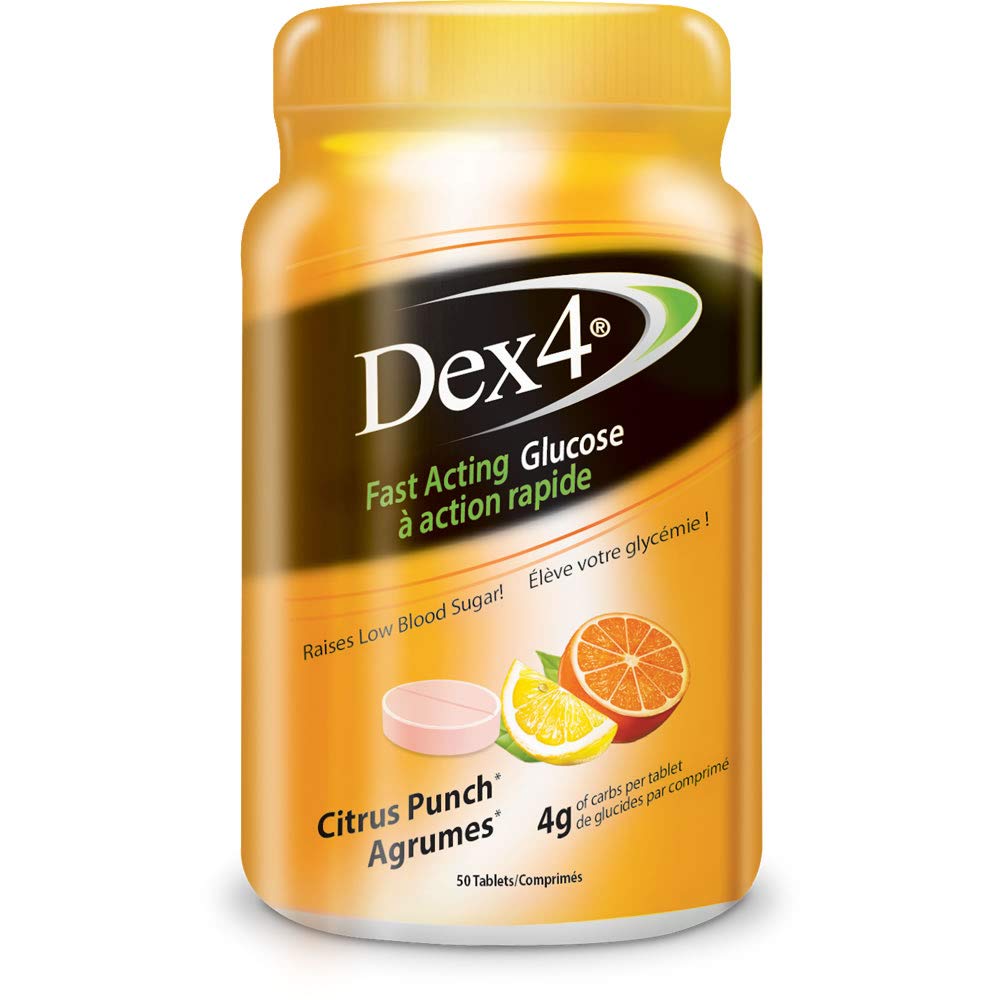 DEX-4 GLUCOSE CITRUS PUNCH 50 TABLETS