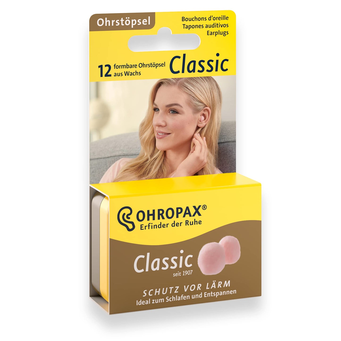 OHROPAX WAX EARPLUGS 12 PACK