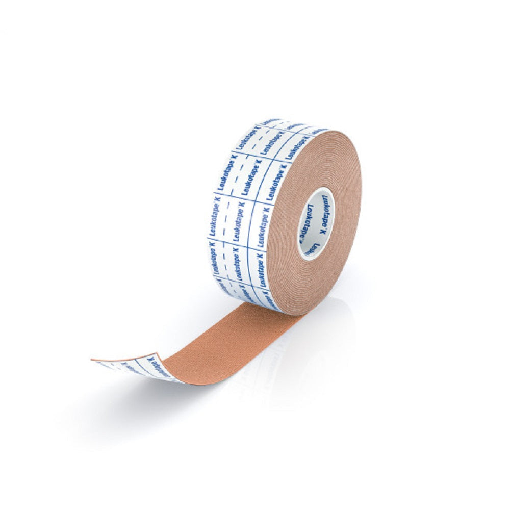 LEUKOTAPE K THIN ELASTIC ADHESIVE TAPE 2.5CM X 5M BEIGE