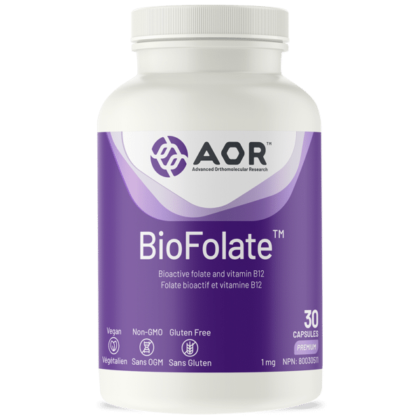AOR BIOFOLATE 30VCAPS