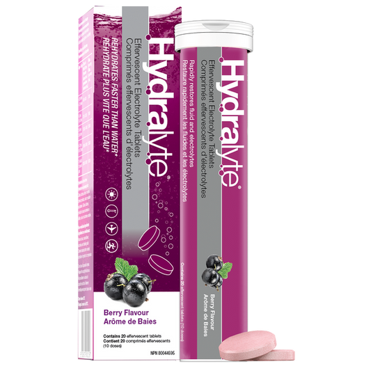 HYDRALYTE APPLE BLACKCURRENT 20 TABLETS