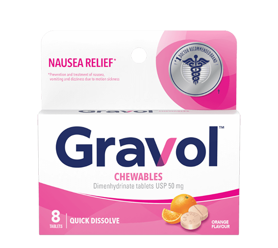 GRAVOL QUICK DISSOLVE CHEWABLE ORANGE