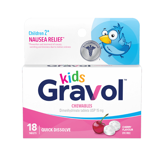 GRAVOL KIDS QUICK DISSOLVE CHEWABLE CHERRY