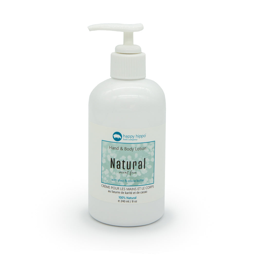 HAPPY HIPPO DAILY HAND AND BODY LOTION - NATURAL