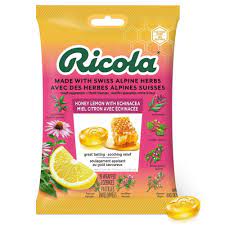 RICOLA COUGH DROP ECHINACEA HONEY LEMON 75G