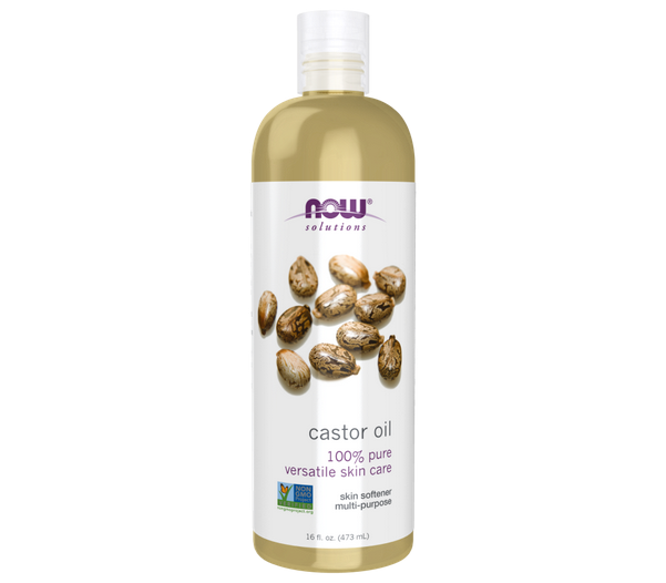 NOW CASTOR ESSENTIAL OIL 473ML