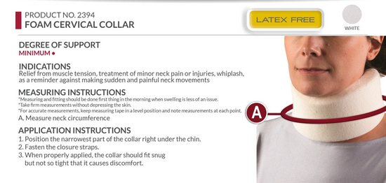 OTC SOFT FOAM CERVICAL COLLAR