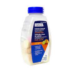 OPTION+ ULTRA STRENGTH ANTACID ASSORTED FRUIT 72 CHEWABLE TABLETS