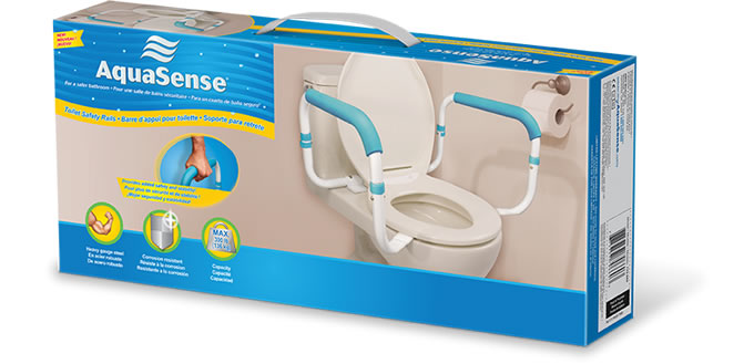 AQUASENSE TOILET SAFETY RAILS
