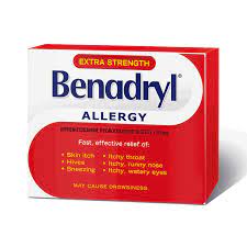BENADRYL EXTRA STRENGTH 12 TABLETS