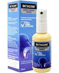BETADINE SORE THROAT SPRAY 50ML