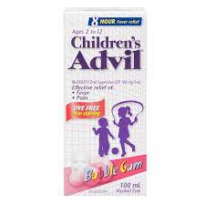 ADVIL CHILDREN'S BUBBLE GUM 100ML