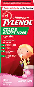 TYLENOL CHILD COLD & STUFFY NOSE LIQUID 100ML