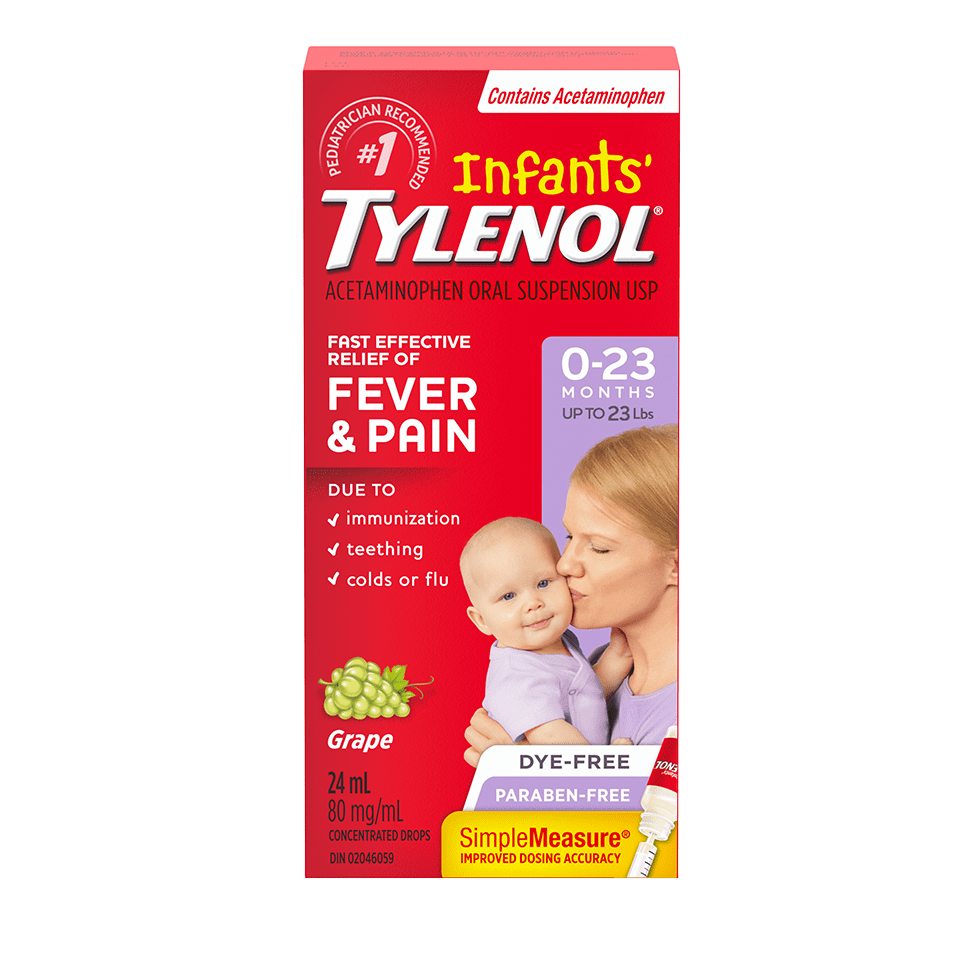 TYLENOL INFANT GRAPE 24ML