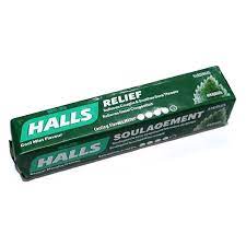 HALLS COUGH DROPS COOLMINT