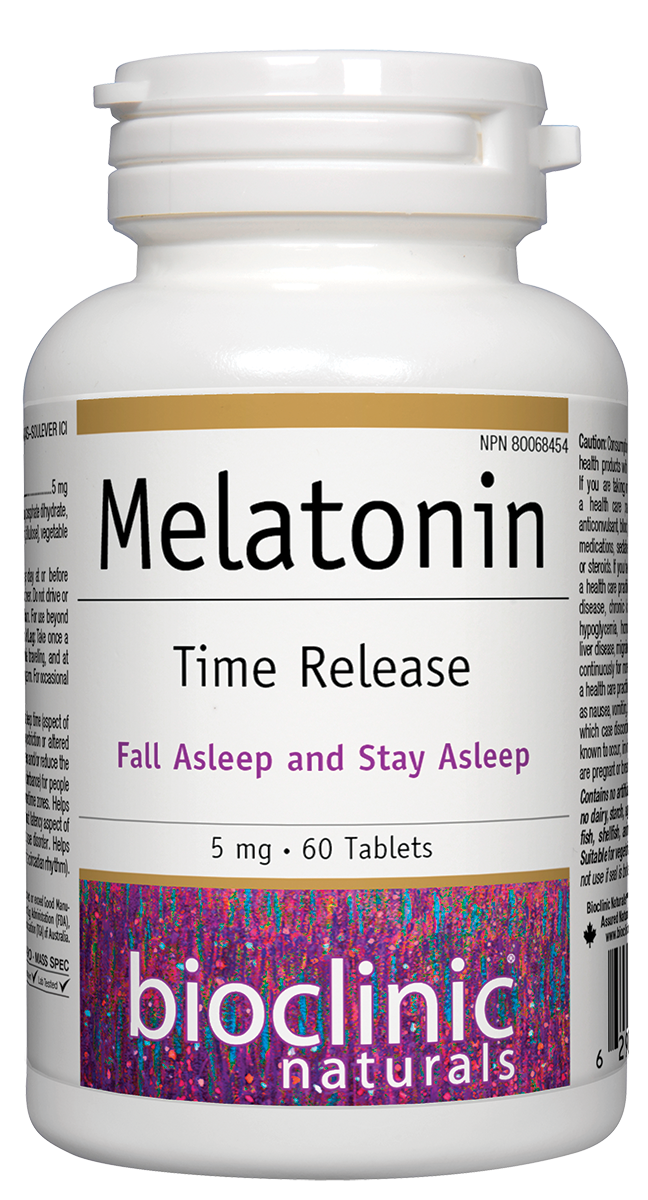 BIOCLINIC MELATONIN TIME RELEASE 5MG 60 TABS