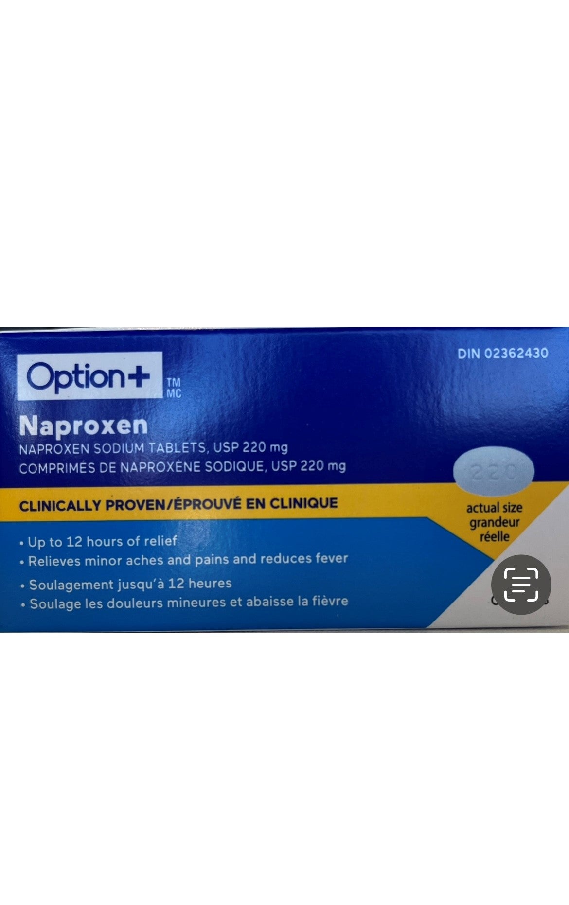 OPTION+ NAPROXEN 24 CAPLETS