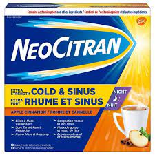 NEO CITRAN COLD & SINUS APPLE CINNAMON