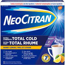 NEO CITRAN EXTRA STRENGTH TOTAL COLD HONEY LEMON