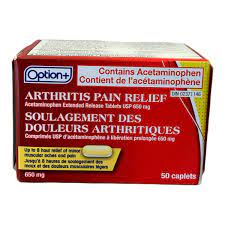 OPTION+ ARTHRITIS PAIN RELIEF 50 CAPLETS
