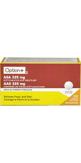 OPTION+ ASA 325MG 100 TB