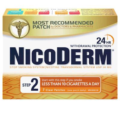 NICODERM STEP 2 14MG CLEAR PATCH