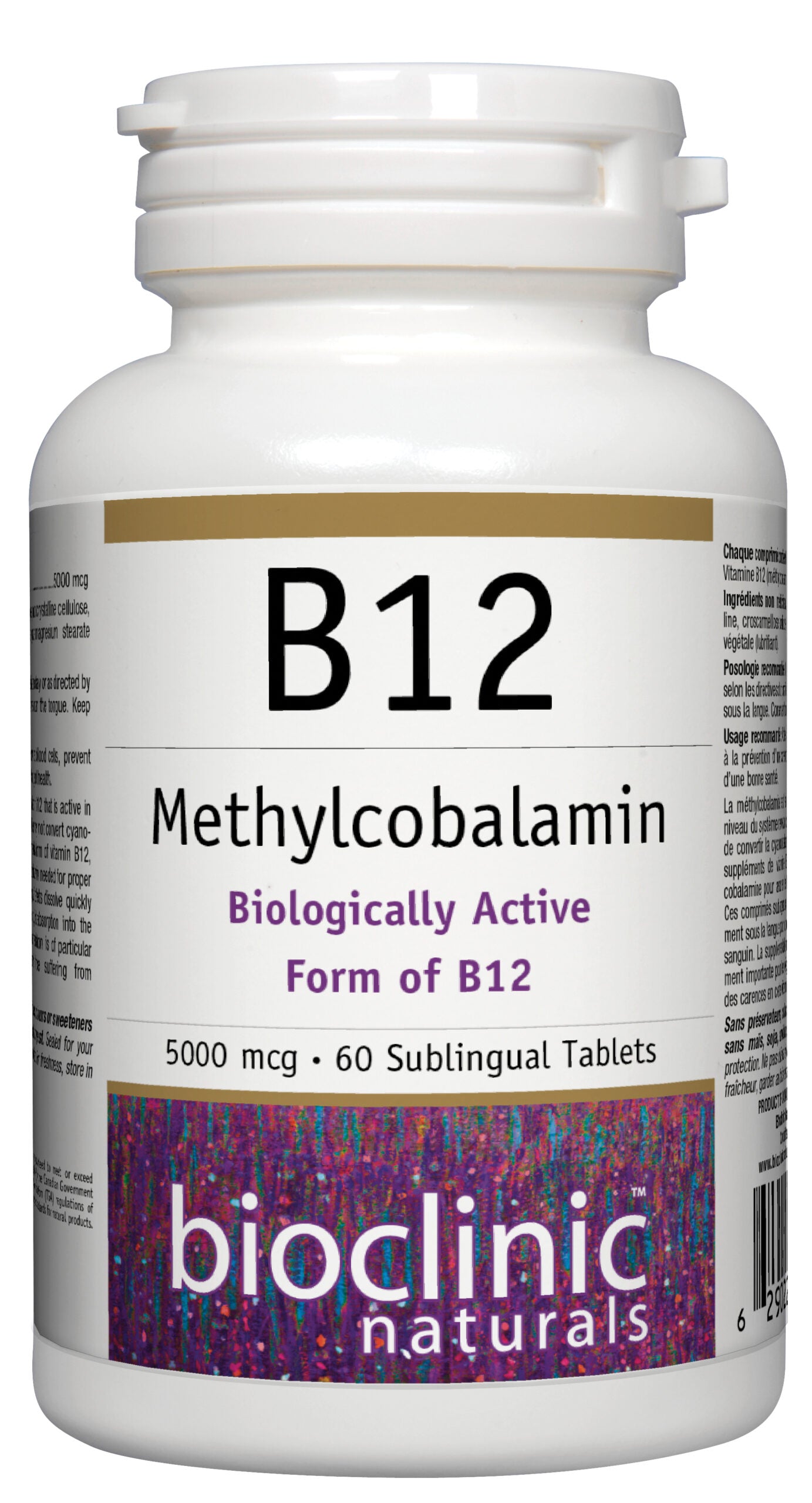 B12 METHYLCOBAL 5000MHG 60TAB-BIOCLINIC