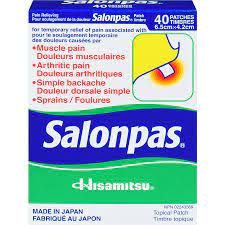 SALONPAS PAIN RELIEF 40 PATCHES