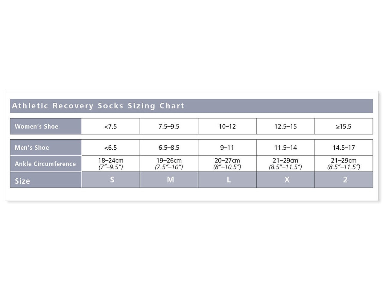 SIGVARIS ATHLETIC RECOVERY SOCK, 15-20 MMHG UNISEX