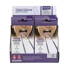 TONGUE SCRAPER STAINLESS STEEL