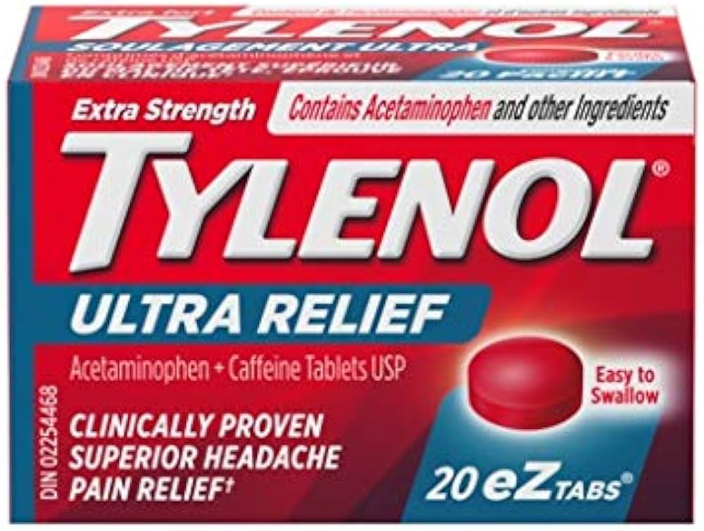 TYLENOL ULTRA RELIEF 20 EZ TABS