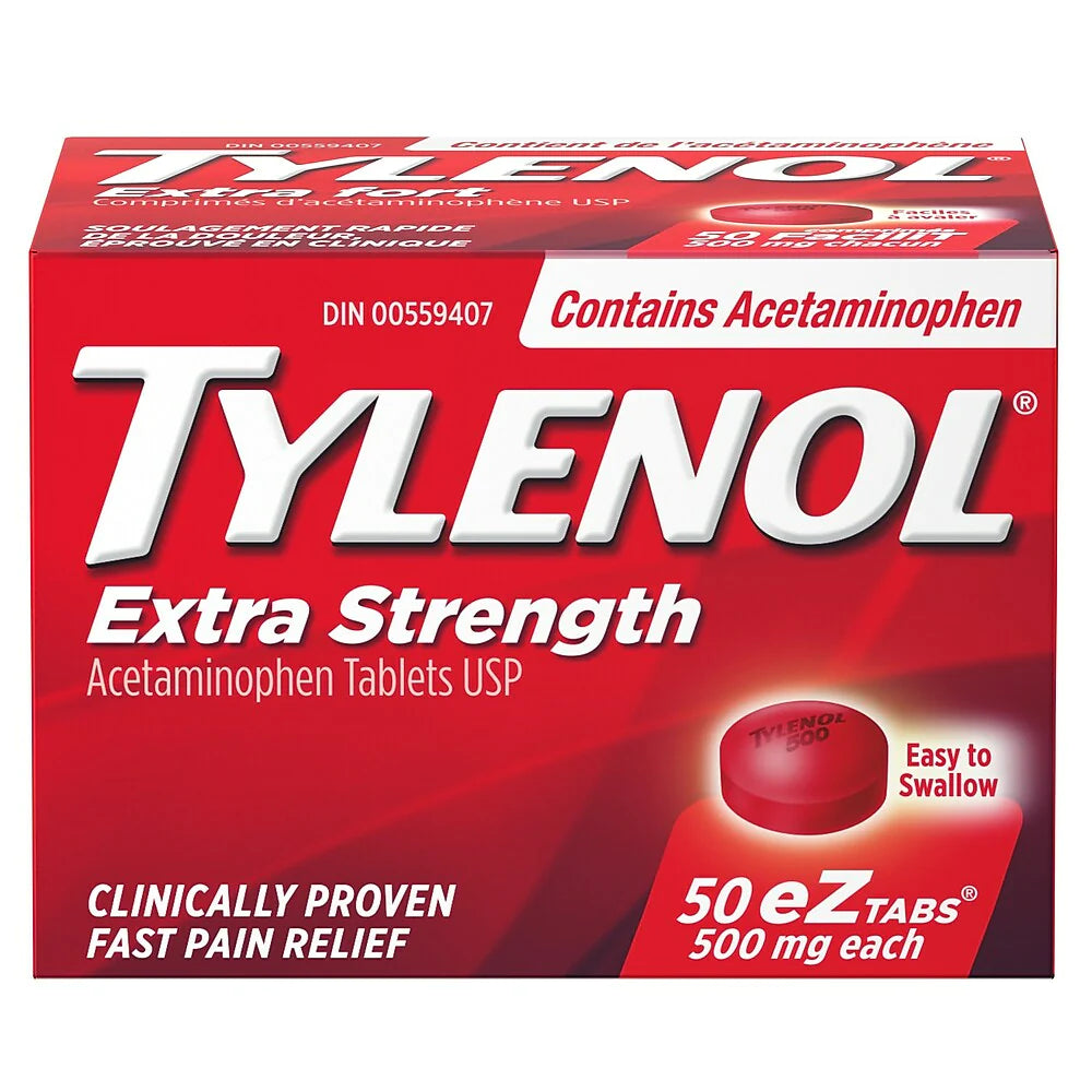 TYLENOL EXTRA STRENGTH 500MG 50 CAPLET