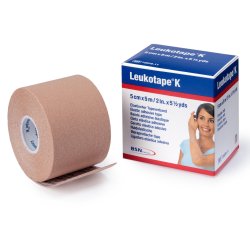 LEUKOTAPE K THIN ELASTIC ADHESIVE TAPE 5CM X 5M, BEIGE