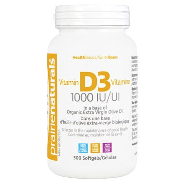 PRAIRIE NATURALS VITAMIN D 1000IU