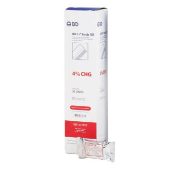 BD E-Z SCRUB 747 BRUSH/SPONGE CHLORHEXIDINE GLUCONATE 4%