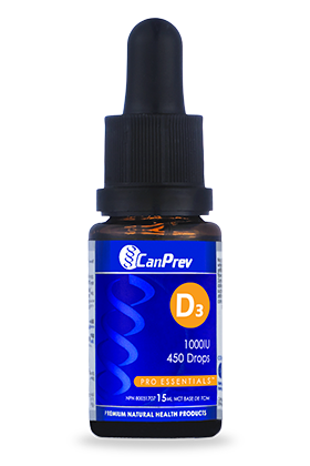 CANPREV D3 DROPS 1000IU MCT BASE 15ML