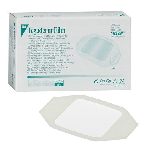 TEGADERM TRANSPARENT DRESSING FILM 4.4 CM X 4.4CM /EACH
