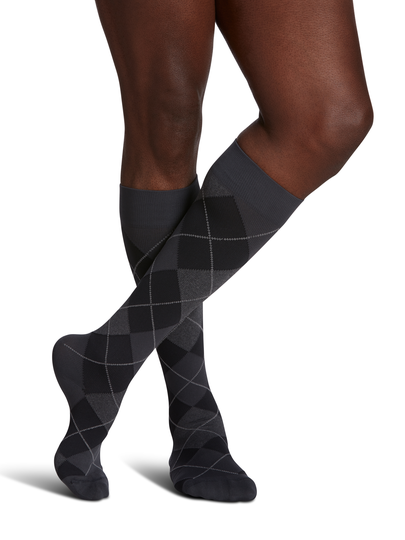 SIGVARIS, MICROFIBER SHADES, 15-20MMHG, KNEE, MENS