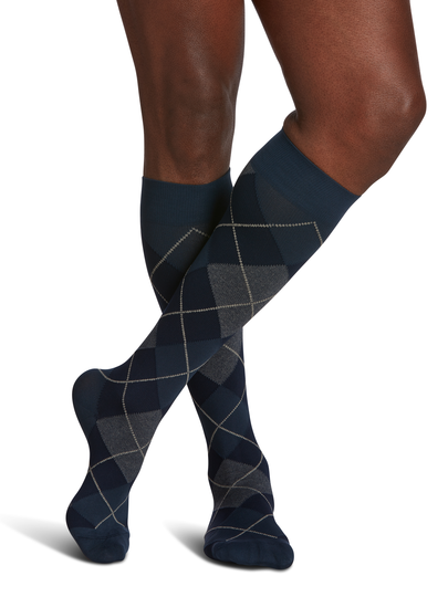SIGVARIS, MICROFIBER SHADES, 15-20MMHG, KNEE, MENS