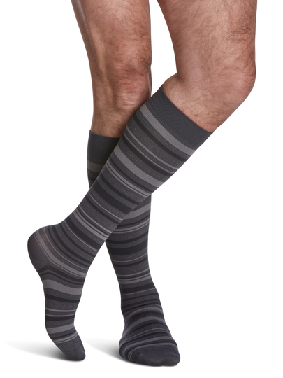 SIGVARIS, MICROFIBER SHADES, 15-20MMHG, KNEE, MENS