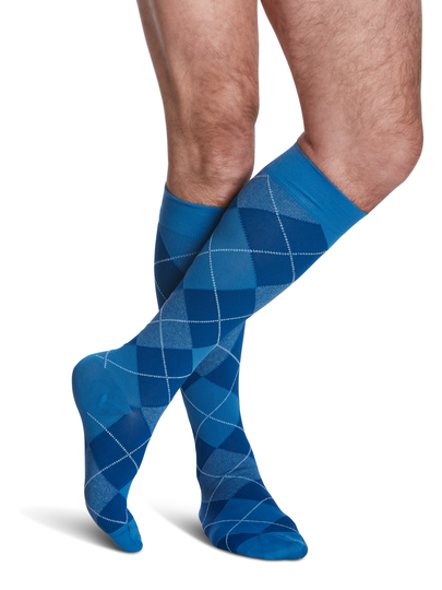 SIGVARIS, MICROFIBER SHADES, 15-20MMHG, KNEE, MENS