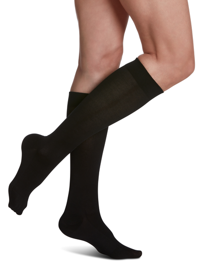 SIGVARIS, SEA ISLAND COTTON, WOMENS, 15-20MMHG, KNEE