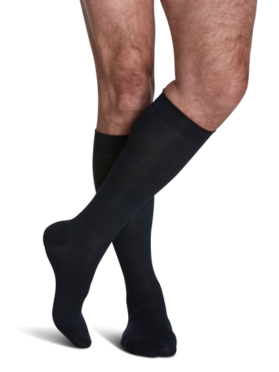 SIGVARIS, SEA ISLAND COTTON, MENS, 15-20MMHG, KNEE