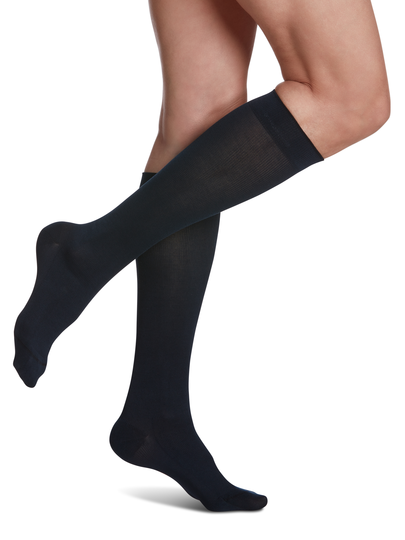 SIGVARIS, SEA ISLAND COTTON, WOMENS, 15-20MMHG, KNEE