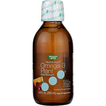 NATURE'S WAY NUTRAVEGE OMEGA 3 HIGH DHA NUTRASEA 1000MG JUICY CITRUS 200 ML