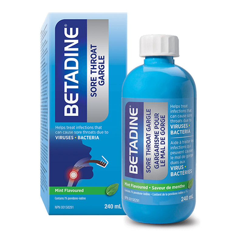 BETADINE SORE THROAT GARGLE 240ML